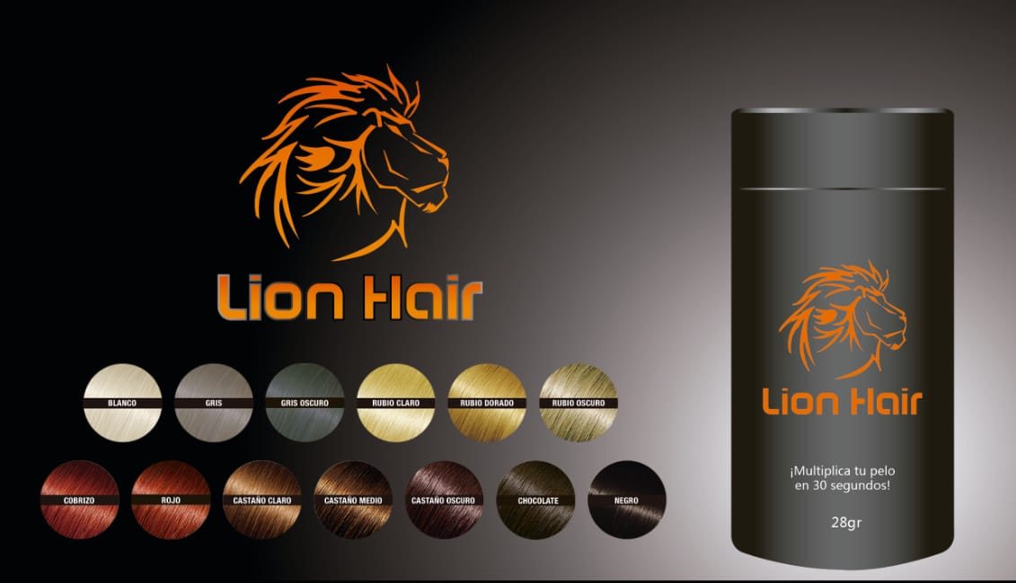 13 colores lion hair
