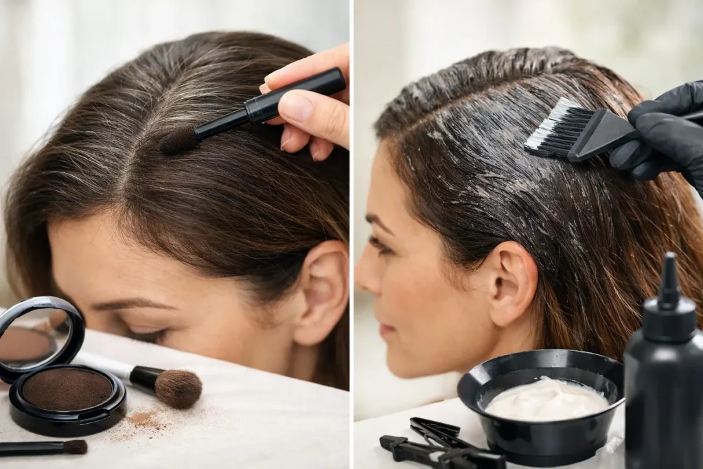 Cubre canas o tinte: qué te conviene más